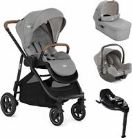 Versatrax (Ea) On The Go Encore Bundle (Versatrax Pushchair, Ramble Xl Carry Cot, I-Snug 2 Infant Carrier - Pebble & I-Base Encore) (New)