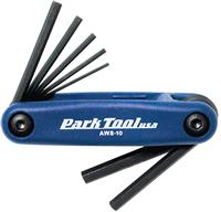 Park Tool AWS10C Fold-Up Hex Wrench Set: 1.5 To 6 mm