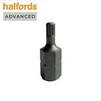 Halfords Advanced M8 Spline Shank 10mm Bit Short Reach 30mm Professional