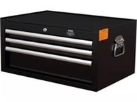 Halfords Advanced Soft Close 3 Drawer Middle Chest - Black A