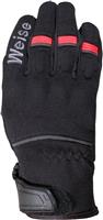 Weise Motorcycle Pit Gloves - Black/Red, 3Xl