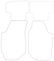 Ford Escort Graphite - Luxury Mats 0 Clips (SS7127)