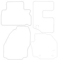 Ford Galaxy Graphite - Luxury Mats 2 Clips (Ss7137)