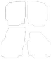 Ford Mondeo Graphite - Luxury Mats 2 Clips (Ss7144)