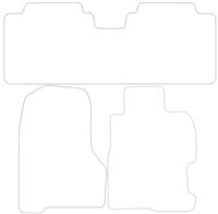 Honda Civic Graphite - Luxury Mats 0 Clips (Ss7152)