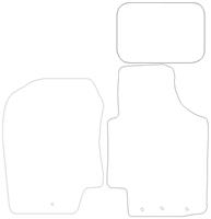 Hyundai I-20 Graphite - Luxury Mats 4 Clips (Ss7164)
