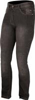 Weise Tundra Denim Womens Motorcycle Jeans - Black, 14