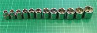 New Halfords Advanced 3/8" Drive CR-V Metric, 6 Point Sockets, 8-19mm
