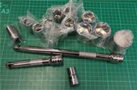 New Halfords Advanced 1/2 Drive CR-V Metric, 6 P, Sockets, 14-32mm + Extensions