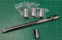 New Halfords Advanced 1/2 Drive CR-V Metric, 6 P, Sockets, 16-19mm + Extension