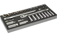 Halfords Advanced 31 Piece 3/8" Socket Set Modular Tray New Lifetime Warranty