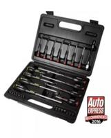 Halfords Advanced Screwdriver & Bit Set Supplied in a robust, compact carry case