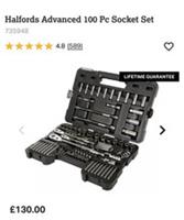 Halfords Advanced 100 Piece Socket Set