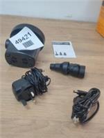 Halford 240V 12V In-Car Adaptor Portable Electric Leisure Inflator