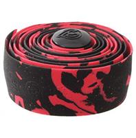 Cinelli Macro Splash Cork Handlebar Tape, Red/Blk