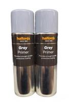 Plastic Primer Grey Spray Paint Halfords Pack X 2