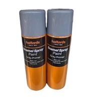 Enamel Grey Primer Spray Paint Halfords Pack X 2