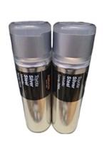Toyota Silver Steel Metalic Spray Paint Halfords Pack X 2