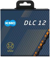 Kmc X12Sl Dlc 12 Speed Chain, 126L, Black/Orange