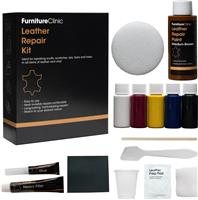 Furniture Clinic Complete Leather Repair Kit - Medium Brown