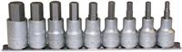 Teng 1/2 inch Hex Bit Socket Clip Rail Set