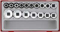Teng 1/2 inch Socket Set 6 point TT1 17pc