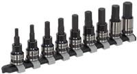 Sealey 9Pc Hex Key Socket Bit Set 3/8 Inch Sq