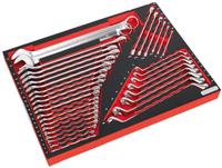 Sealey 35Pc Spanner Set Tool Tray