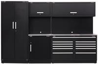 Sealey Premier Modular Storage With Full Height Cabinet Stainless Steel Worktop