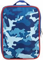 Halfords Insulated Lunch Bag Blue Camo