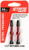Stans Notubes Universal Valve Stems, Presta, 55Mm, Red