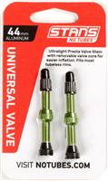 Stans Notubes Universal Valve Stems, Presta, 35Mm, Green