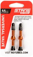 Stans Notubes Universal Valve Stems, Presta, 35Mm, Orange