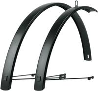 SKS Edge 27.5 inch- 28 inch x 56mm Matt Black Aluminium Alloy Mudguard Set