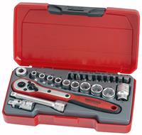 Teng 24 Piece 1/4 Inch Drive Socket Set
