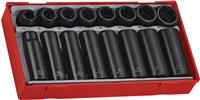 Teng 16 Piece Socket Set Regular And Deep Impact