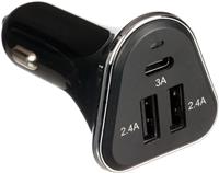Usb-C And Dual Usb In-Car Charger