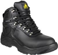 Ambler Waterproof Safety Boot - Black, Size 6