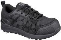 Skechers Bulklin Safety Shoe - Black, Size 6