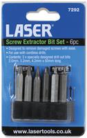 Laser Screw Extractor Bit Set 6Pc