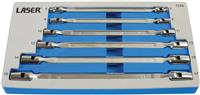 Laser Flexible Socket Spanner Set 6pc