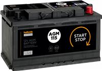 Halfords Agm115 Start/Stop 12V Car Battery 5 Year Guarantee