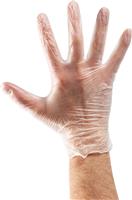 Keepsafe Clear Vinyl Gloves Retail Pack Of 10 - Large