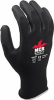 Mcr Safety General Purpose Glove Gp100 Black Pu - 9