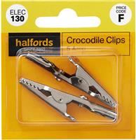 Halfords Crocodile Clips 5 Amp (Elec130)