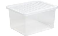 Wham 37L Clear Storage Box & Lid