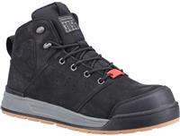 Hard Yakka Lace Zip Mens Safety Boot - Black - Size 10