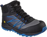 Skechers Puxal Firmle Mens Safety Boot - Black/Blue - Size 7