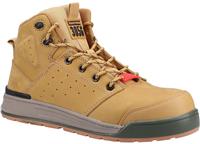 Hard Yakka Lace Zip Mens Safety Boot - Wheat - Size 11