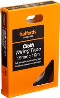 Halfords Cloth Wiring Tape 19Mm X 10M